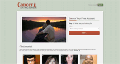 Desktop Screenshot of cancerdatingservice.com